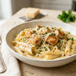 Creamy Garlic Parmesan Chicken Pasta